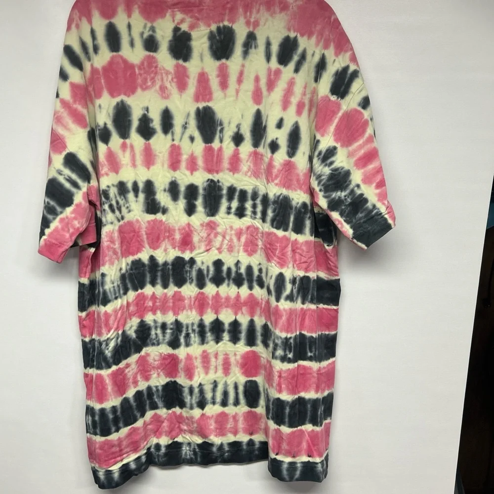 CHNGE Pink and Black Tie-Dye Butterfly Tee - Picture 4 of 4